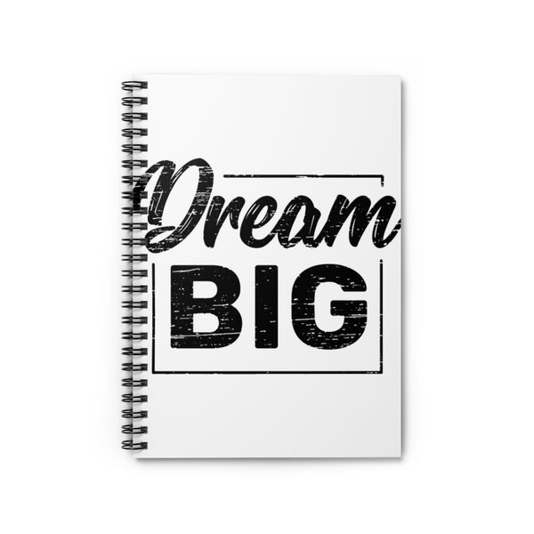 Spiral Notebook - Ruled Line (Dream Big)